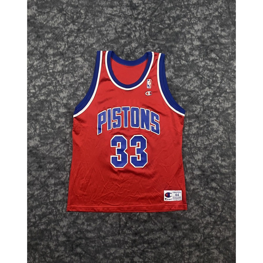 VTG Detroit Pistons Jersey #33 NBA Champion Size 44 90s Grant Hill Medium-large